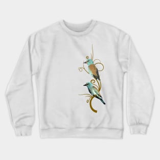 European Roller - Migratory Birds in Kenya / Africa Crewneck Sweatshirt